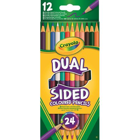 Crayola 12 Dual Sided Pencils Buy Online in Zimbabwe thedailysale.shop