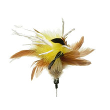 Load image into Gallery viewer, zaBouncer - 66cm long Feather Teaser with Crinkle Paper - Yellow
