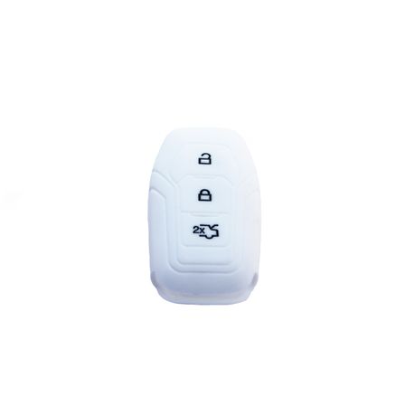 Silicone Car Key Protector for Ford Keyless Entry Type 3 - White Buy Online in Zimbabwe thedailysale.shop