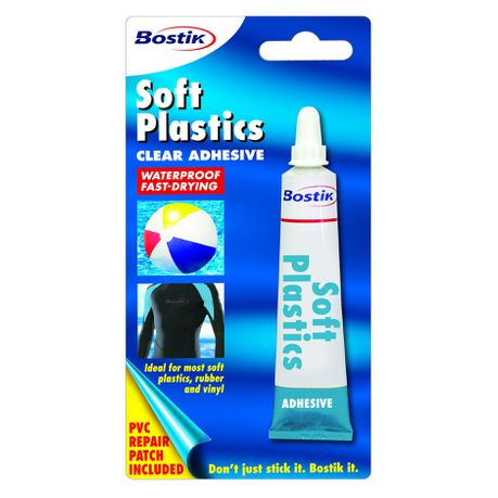 Bostik Soft Plastics Clear Adhesive - 25ml Tube Buy Online in Zimbabwe thedailysale.shop