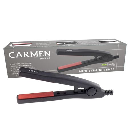 Carmen Mini Straightener - Black