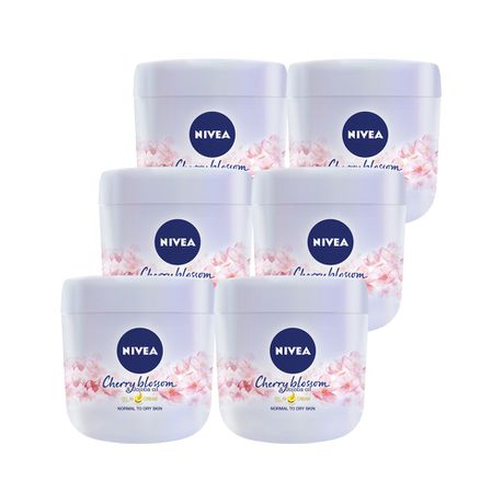 NIVEA Cherry Blossom Body Cream - 6 x 400ml