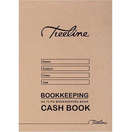 Treeline Bookkeeping Books A4 72 pg Soft Cover - Treble Cash (Pack of 20) Buy Online in Zimbabwe thedailysale.shop