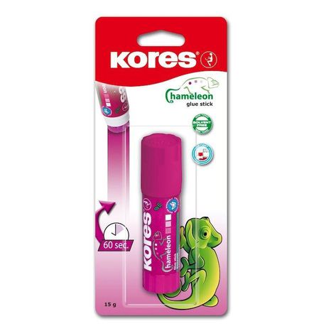 Kores Chameleon Glue Stick 15g Blister Pack Buy Online in Zimbabwe thedailysale.shop