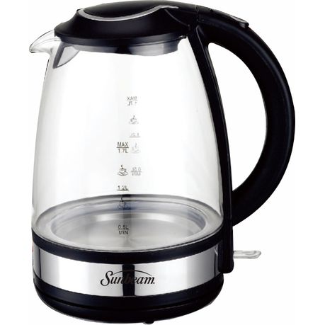 Sunbeam - 1.7 Litre Designer Glass Kettle Buy Online in Zimbabwe thedailysale.shop