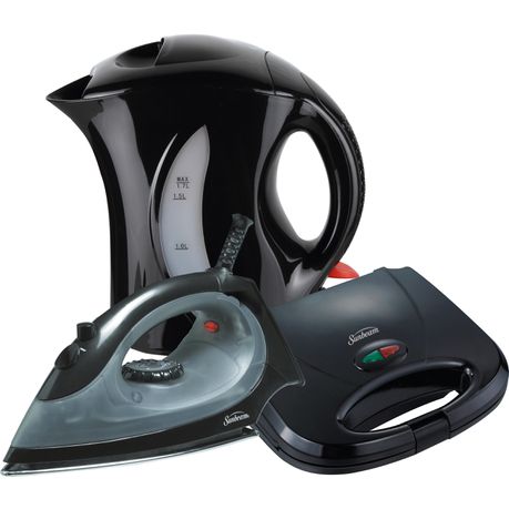 Sunbeam - 3 Pack Iron Kettle & Sandwich Maker