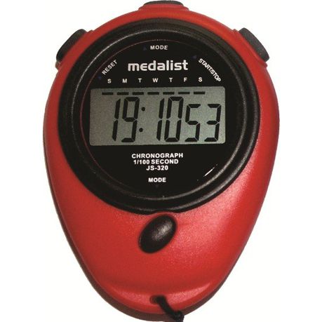 Medalist JS320 Stopwatch - Red