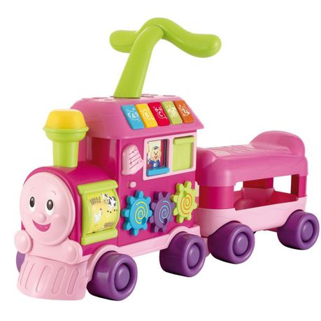 Winfun - Walker Ride-on Learning Train - Pink Buy Online in Zimbabwe thedailysale.shop