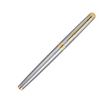Load image into Gallery viewer, Waterman Hemisphere Rollerball Pen - Stainless Steel Gold Trim
