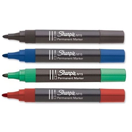Sharpie M15 Bullet Permanent Marker - Assorted (Carded 4's) Buy Online in Zimbabwe thedailysale.shop