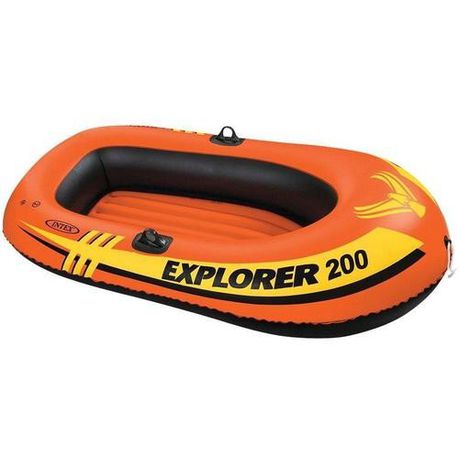 Intex  2 Person Explorer 200 Boat Set - Orange Buy Online in Zimbabwe thedailysale.shop
