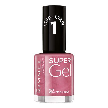 Rimmel Super Gel Nail Polish - 023 Grape Sorbet