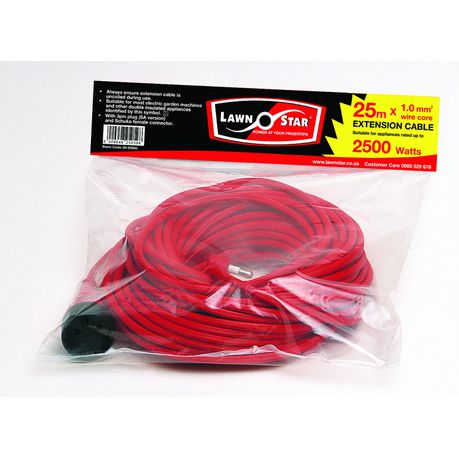 Lawn Star - 25m x 1.0mm Extention Cord Set Buy Online in Zimbabwe thedailysale.shop