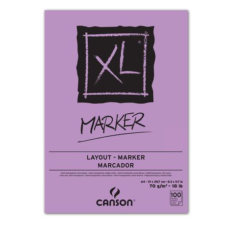Canson XL Marker Pad 100S A4 70G Buy Online in Zimbabwe thedailysale.shop