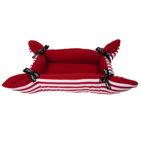Wagworld - Medium Cupcake Dog Bed - Cherry Stripe Buy Online in Zimbabwe thedailysale.shop