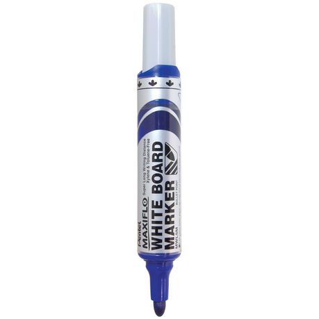 Pentel Maxiflo 6.0mm Bullet Tip Whiteboard Marker - Blue Buy Online in Zimbabwe thedailysale.shop