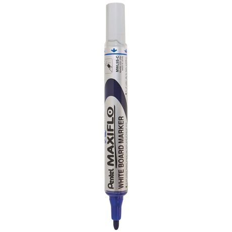 Pentel Maxiflo 4.0mm Bullet Tip Whiteboard Marker - Blue Buy Online in Zimbabwe thedailysale.shop