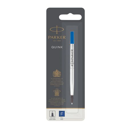 Parker Quink Flow Refill - Rollerball Pen - Fine Nib - Blue Ink Buy Online in Zimbabwe thedailysale.shop