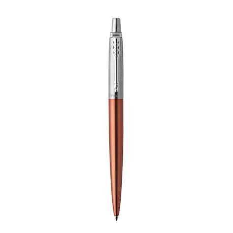 Parker Jotter Ballpoint Pen - Chelsea Orange Chrome Trim Buy Online in Zimbabwe thedailysale.shop