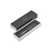 Load image into Gallery viewer, Parker Jotter Ballpoint Pen - Waterloo Blue Chrome Trim
