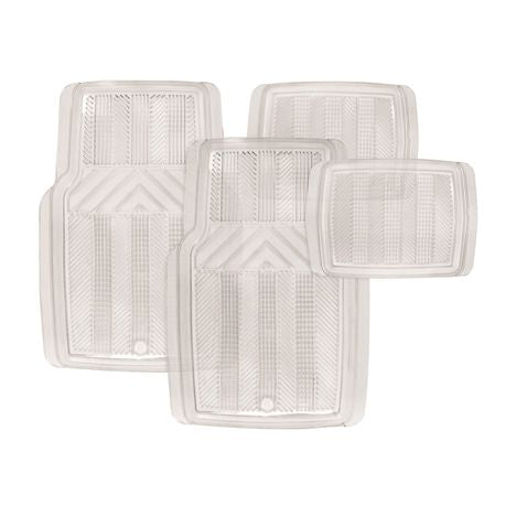 Stingray - 4 Piece Techno Clear PVC Car Mats