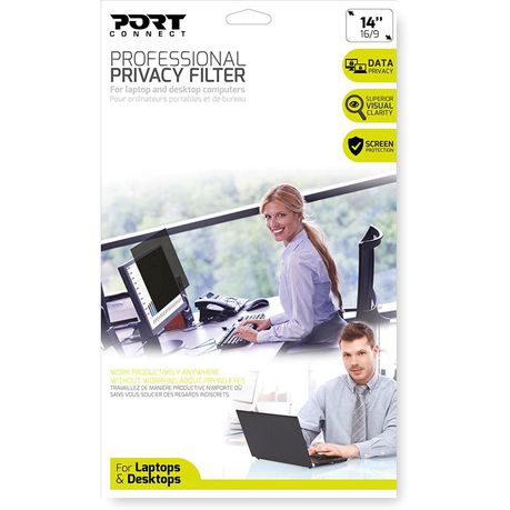 Port Design Connect Privacy Filter 2D for 14 Laptop Screens Buy Online in Zimbabwe thedailysale.shop