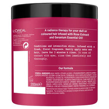 Load image into Gallery viewer, LOreal Paris Botanicals Rose and Geranium Radiance Remedy Hair Mask 200ml
