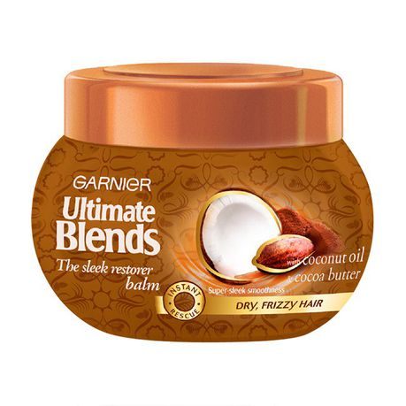 Ultimate Blends The Sleek Perfector Coconut Oil & Coco Butter Hair Balm 300ml Buy Online in Zimbabwe thedailysale.shop