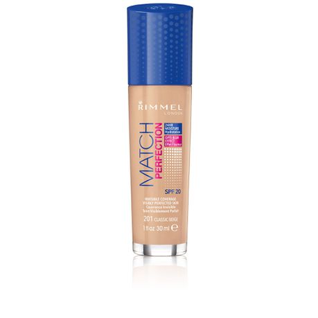 Rimmel Match Perfect Foundation 201 Class Beige Buy Online in Zimbabwe thedailysale.shop