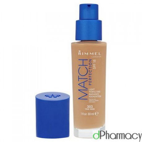 Rimmel Match Perfect Foundation 303 True Nude Buy Online in Zimbabwe thedailysale.shop