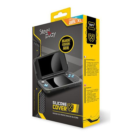 Steelplay - Silicone Case - Black (2dsxl)