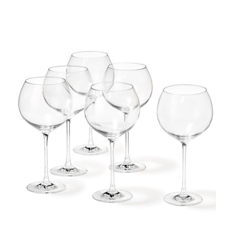 Leonardo Burgundy Glass Red Wine or Gin Goblet Cheers 750ml - Set of 6