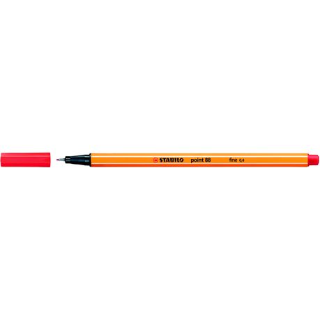 STABILO Point 88 Fineliner Red Box of 10 Buy Online in Zimbabwe thedailysale.shop