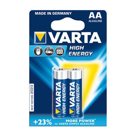 Varta AA High Energy Batteries - 2 Pack Buy Online in Zimbabwe thedailysale.shop