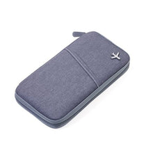 Load image into Gallery viewer, Troika Travel Document Case with RFID Fraud Prevention Safe Flight Grey
