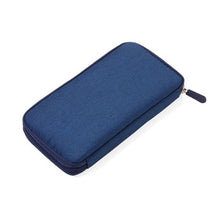 Load image into Gallery viewer, Troika Travel Document Case with RFID Fraud Prevention Safe Flight Blue
