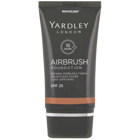 Yardley Airbrush Foundation Mahogany Buy Online in Zimbabwe thedailysale.shop