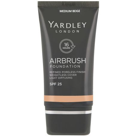 Yardley Airbrush Foundation Medium Beige Buy Online in Zimbabwe thedailysale.shop