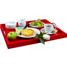 Load image into Gallery viewer, House Of York - Tray With Whalebone Handle - Berry Red

