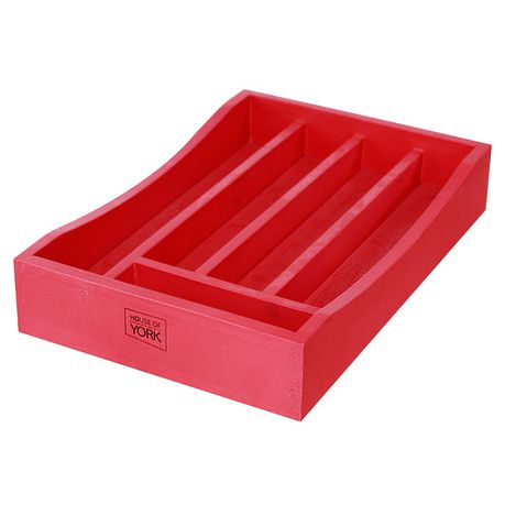 House Of York - Drawer Organiser - Berry Red
