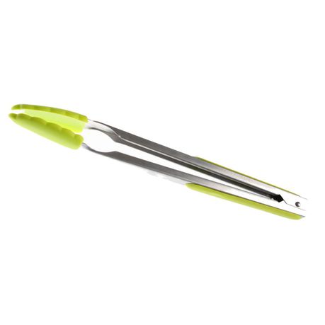 Gourmand - 30cm Silicone Tongs With Auto Lock - Green Buy Online in Zimbabwe thedailysale.shop