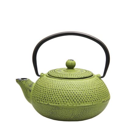 Regent - Cast Iron Chinese Teapot - Lime Green - 600ml Buy Online in Zimbabwe thedailysale.shop