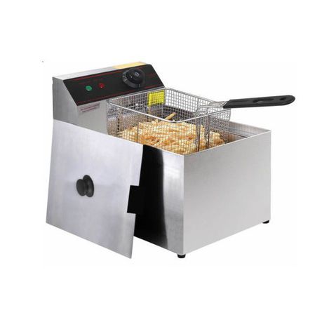 Ideal 5L Stainless Steel Single Tank Electric Fryer Buy Online in Zimbabwe thedailysale.shop