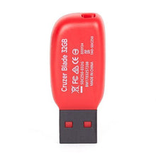 Load image into Gallery viewer, SanDisk  32GB Cruzer Blade USB Flash Drive
