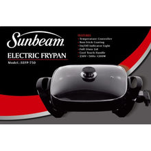 Load image into Gallery viewer, Sunbeam - Fry Pan With Lid - Black

