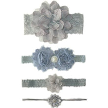 Load image into Gallery viewer, Baby Headbands 7 Piece Hamper - Grey
