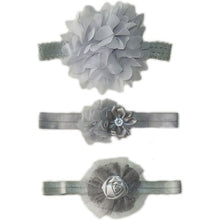 Load image into Gallery viewer, Baby Headbands 7 Piece Hamper - Grey
