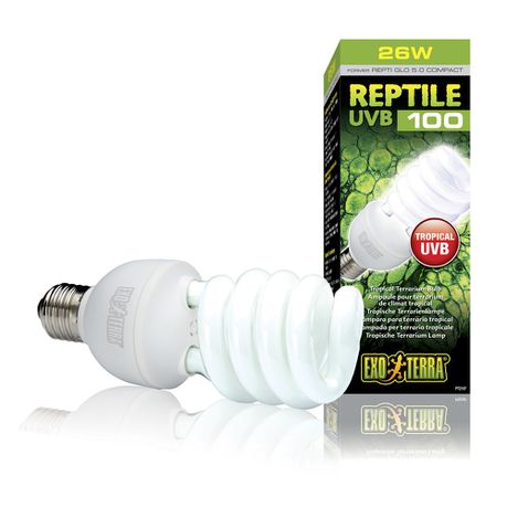 Exo-Terra -  Repti Glo Compact Tropical Terrarium Lamp 5.0 - 26W Buy Online in Zimbabwe thedailysale.shop