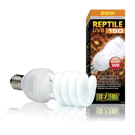 Exo-Terra -  Repti Glo Compact Tropical Terrarium Lamp 10.0 - 26W Buy Online in Zimbabwe thedailysale.shop