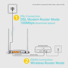 Load image into Gallery viewer, TP-Link N300 Wirelesst VDSL2 Router
